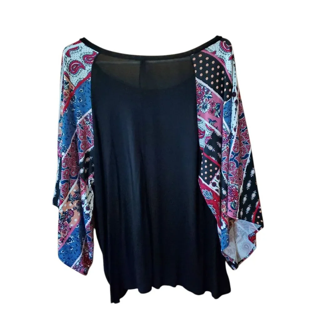 Boho Hippie Festival‎ Top Girl Kimono Sleeve Blouse Large